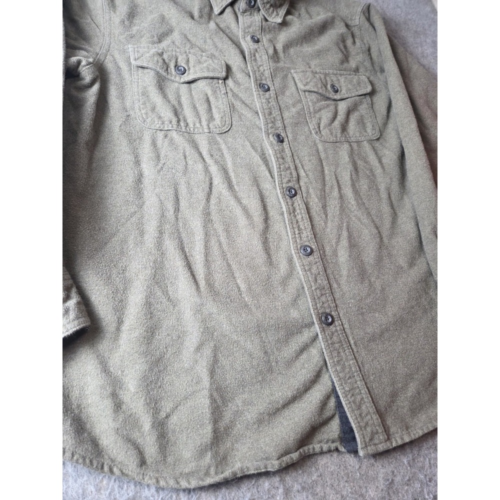Grizzly Mountain Shirt Men's Flannel Green XL Button Down Long Sleeve - Picture 2 of 7